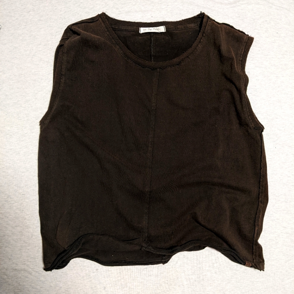 Free People Tshirt charcoal gray